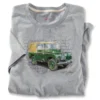 T-Shirt 'Land Rover' In Hellgrau
