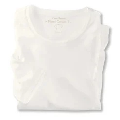 Luxus-Basic-Shirt In Beige Aus Jersey