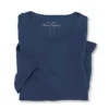 Luxus-Basic-Shirt Aus Feinstem Jersey In Blau