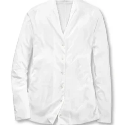 Jerseybluse Mit Kelchkragen