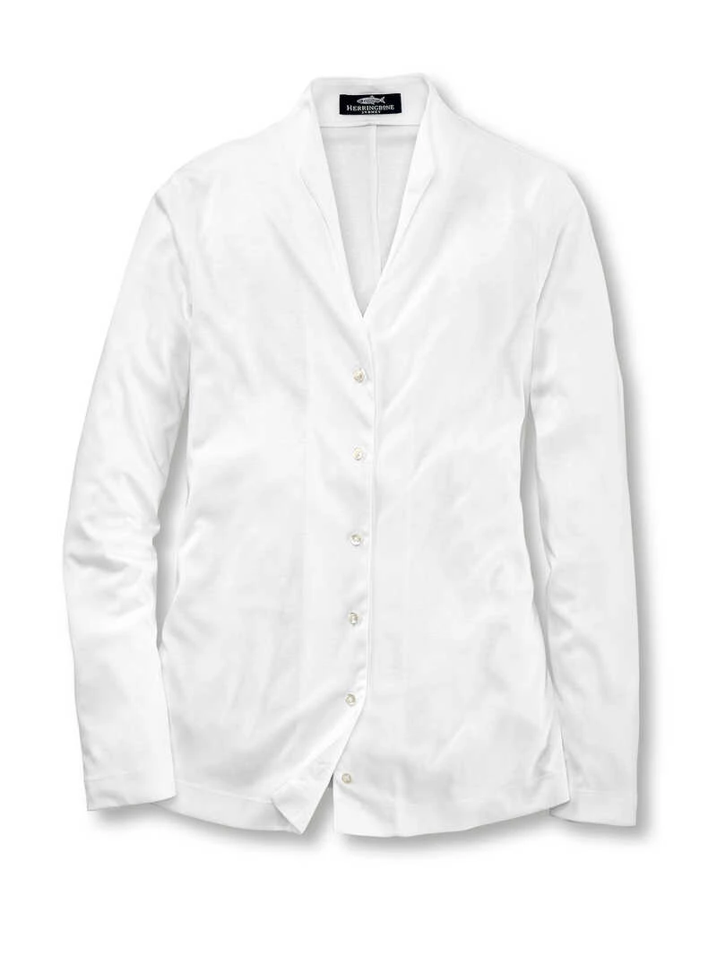 Jerseybluse Mit Kelchkragen 1 Jerseybluse Mit Kelchkragen