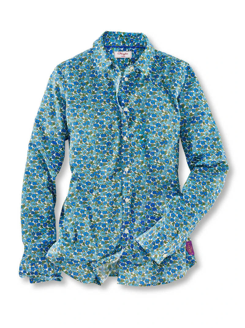 Hauchzarte Bluse In Irischen Farben 2 Hauchzarte Bluse In Irischen Farben – Bild 2