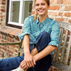 Hauchzarte Bluse In Irischen Farben 7 Hauchzarte Bluse In Irischen Farben -Fred Perry Verkaufsgeschäft 11 2713 3