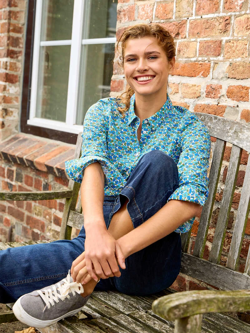 Hauchzarte Bluse In Irischen Farben 4 Hauchzarte Bluse In Irischen Farben – Bild 4