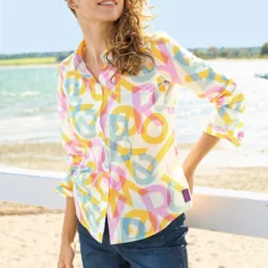 Liberty-Bluse 'Letters'