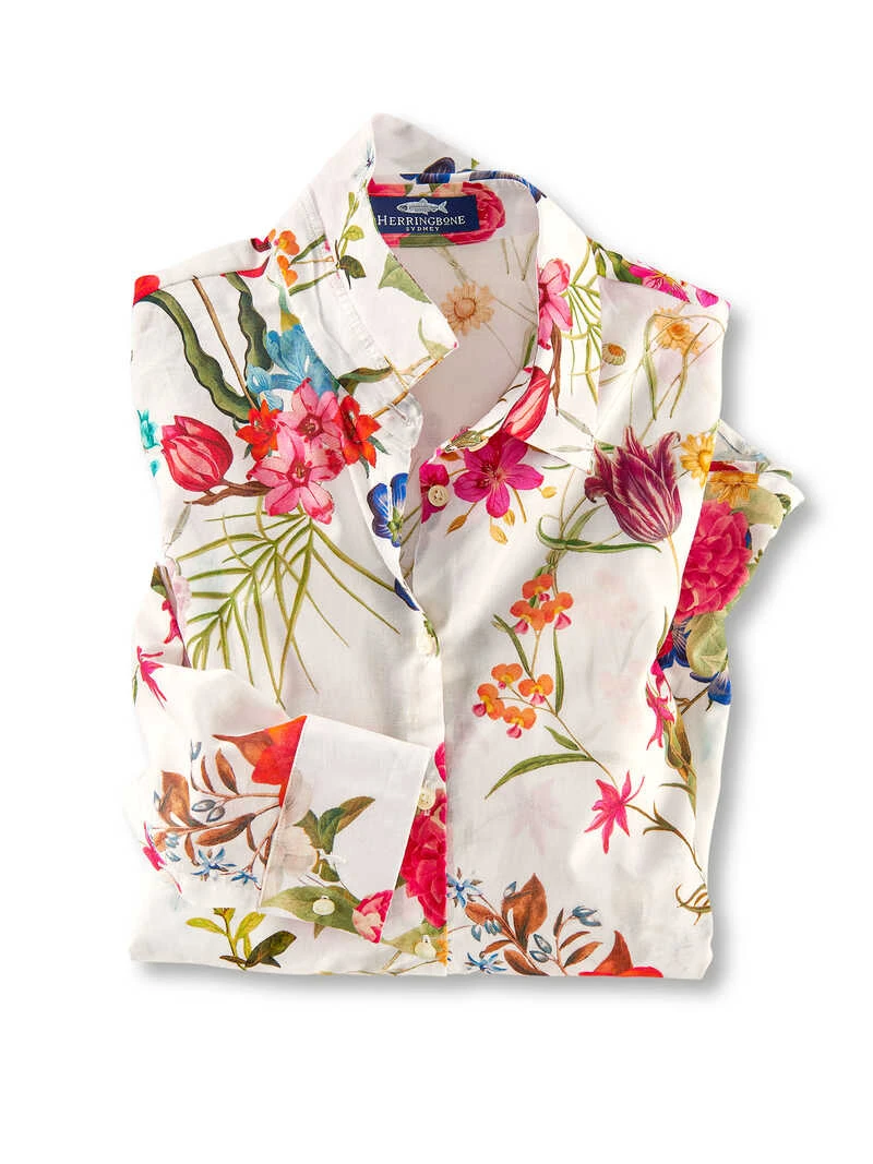 Blütentraum-Hemdbluse 'Flowers' 1 Blütentraum-Hemdbluse 'Flowers'