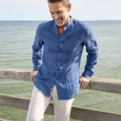 Fred Perry Verkaufsgeschäft 9 Stehkragenhemd 'Keaton'