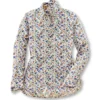Sommerliche Printbluse 'Flower & Bee'