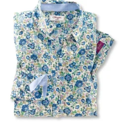 Liberty-Bluse 'Floral Blue'