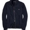 Zip-Cardigan In Navy Von Charles Robertson