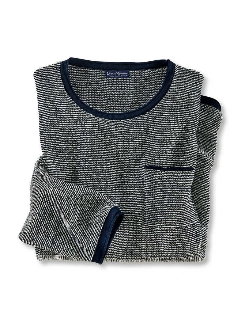 Lässiger Pullover Im Strukturstrick 2 Lässiger Pullover Im Strukturstrick – Bild 2