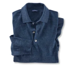 Leichter Pullover Im Polostyle