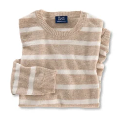 Pullover Aus Feinstem Kaschmir-Leinen-Mix