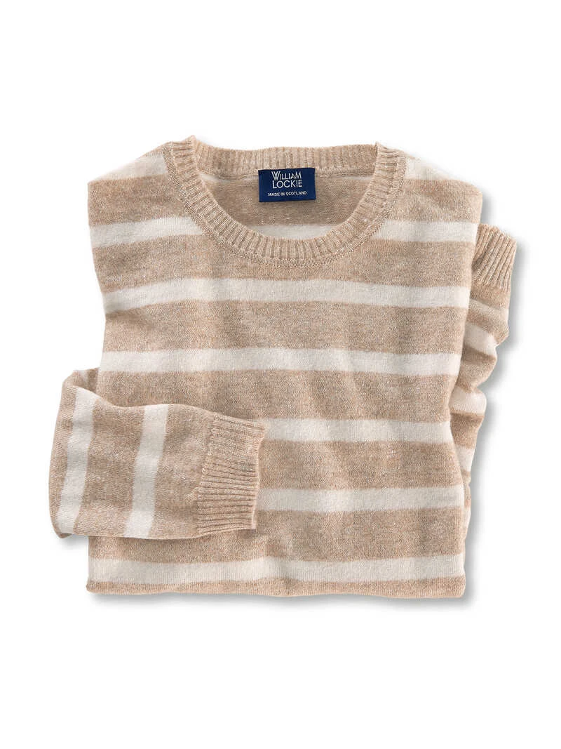 Pullover Aus Feinstem Kaschmir-Leinen-Mix 1 Pullover Aus Feinstem Kaschmir-Leinen-Mix