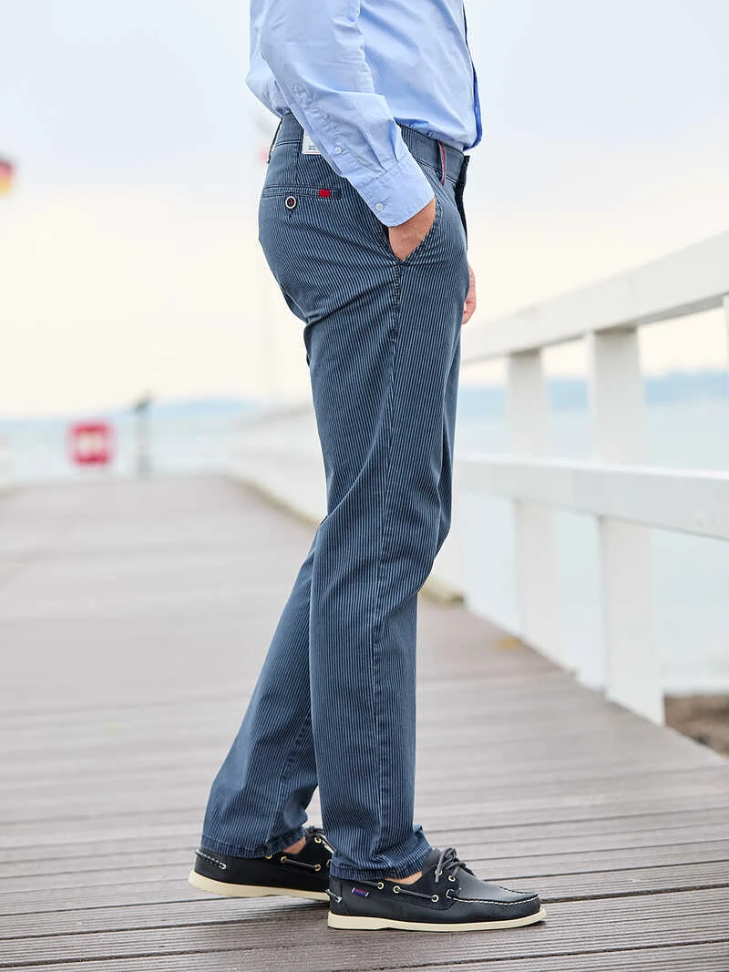 Sommerhose 'Stripes' In Blau 4 Sommerhose 'Stripes' In Blau – Bild 4