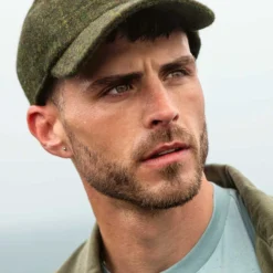 Irische Tweed-Cap -Fred Perry Verkaufsgeschäft 17 3161 2