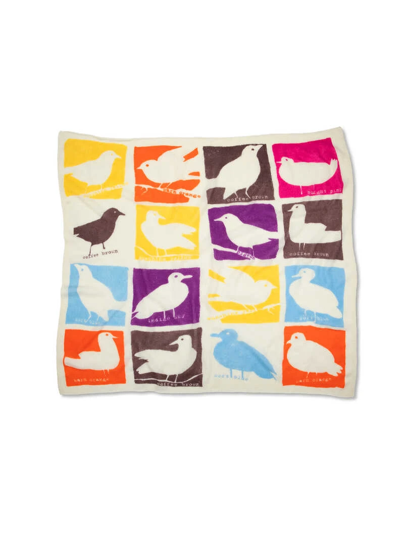 Stricktuch 'Bright Birds' 2 Stricktuch 'Bright Birds' – Bild 2