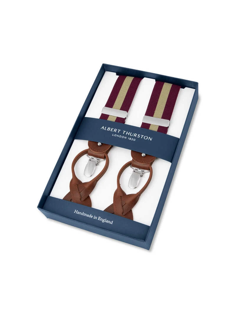 Exklusive Hosenträger 'Two In One' In Rot 1 Exklusive Hosenträger 'Two In One' In Rot