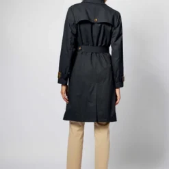 Trenchcoat In Marineblau -Fred Perry Verkaufsgeschäft 82 0202 4