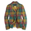 Tartan-Blazer In Wunderschöner Farbigkeit