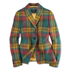 Tartan-Blazer In Wunderschöner Farbigkeit