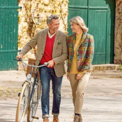 Tartan-Blazer In Wunderschöner Farbigkeit -Fred Perry Verkaufsgeschäft 83 1647 3